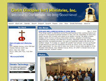 Tablet Screenshot of christdisciples.org